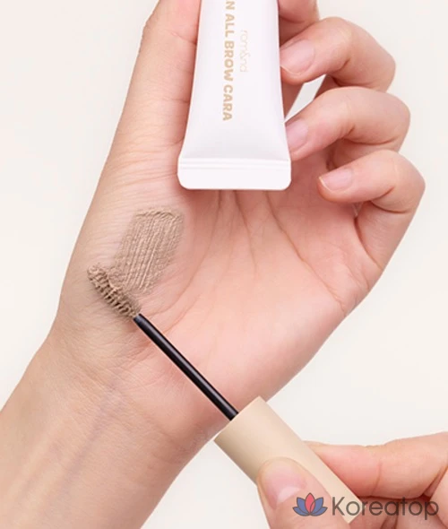 Брови-карамель ROM&ND Han All Brow Cara, оттенок 12 Soy Beige, 9 г, 1 шт., фото 4