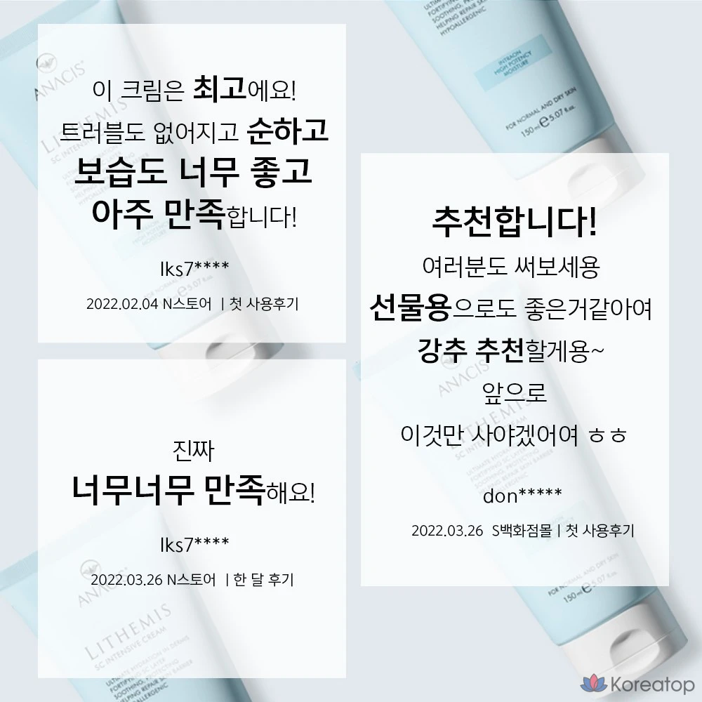 Интенсивный увлажняющий восстанавливающий защитный крем ANACIS 150 г (1 шт.), 50 г (1 шт.), 200 г (1 шт.)