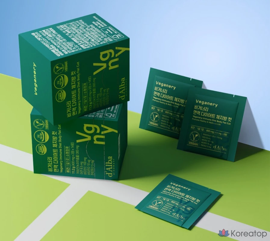 D'alba Vegan Immune Diet Fat Cut 14 пенсов, 11,2 г, 1 упаковка