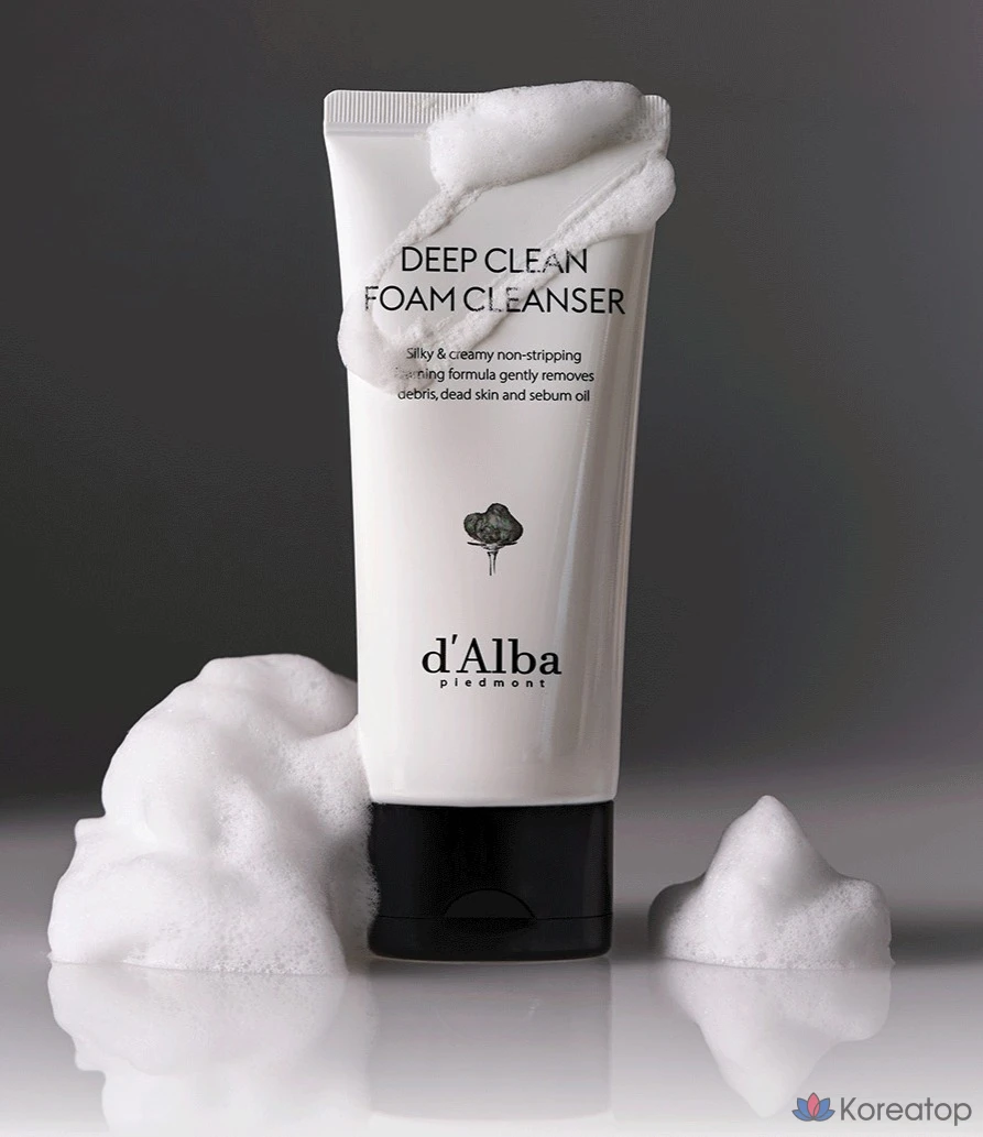 Набор D'alba All-in-One Men's Balancing Water Cream 50 мл (3 шт.) + пенка для умывания с низким уровнем раздражения 80 мл (1 комплект)