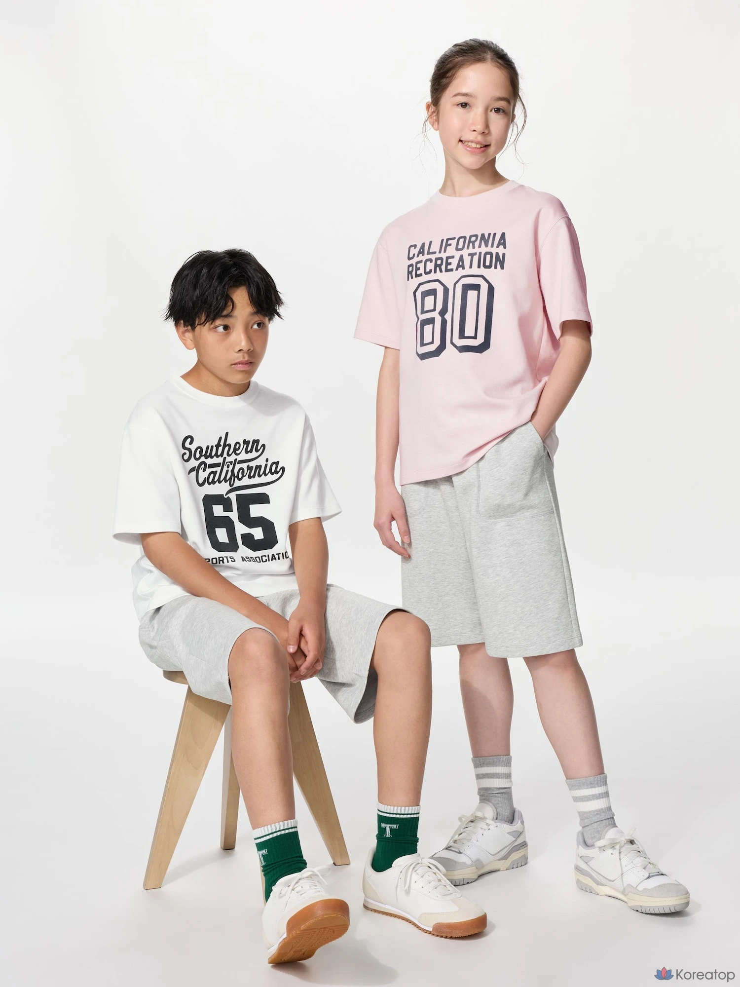 Шорты детские Uniqlo AIRism Cotton Half Pants, однотонные
