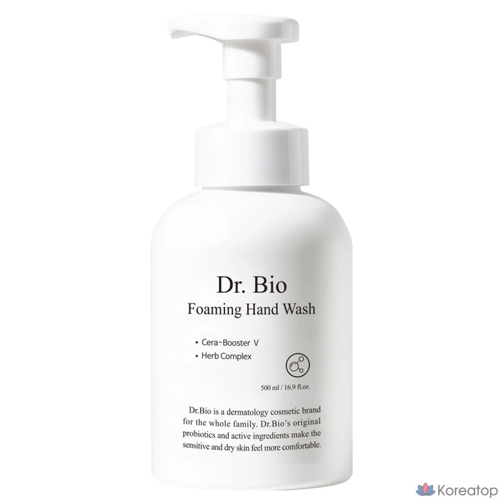 Пенящееся жидкое мыло для рук Dr. Bio с фруктово-мускусным ароматом, 500 мл, 1 шт.