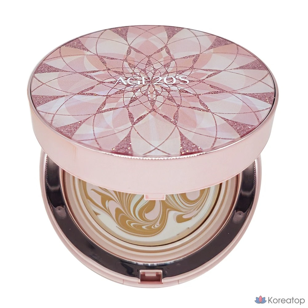 Тональный крем Essence Pact The Blooming No. 23 Medium Beige, SPF50+ PA++++, 1 шт.