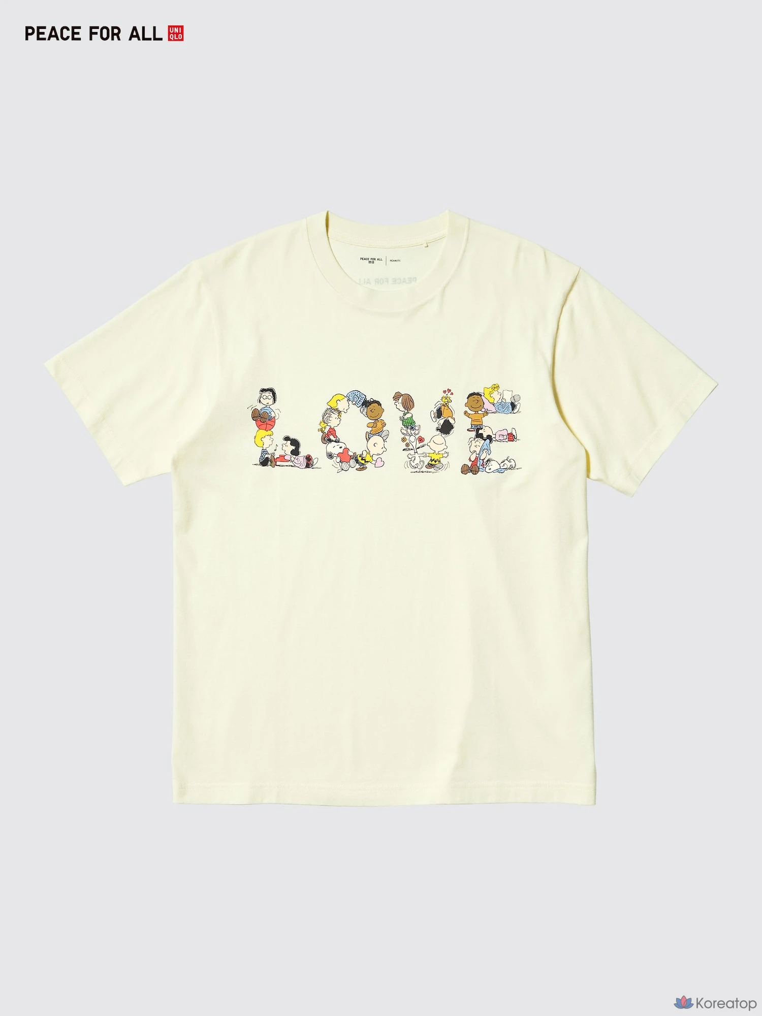 Футболка Uniqlo PEACE FOR ALL Graphic T (Regular Fit) PEANUTS