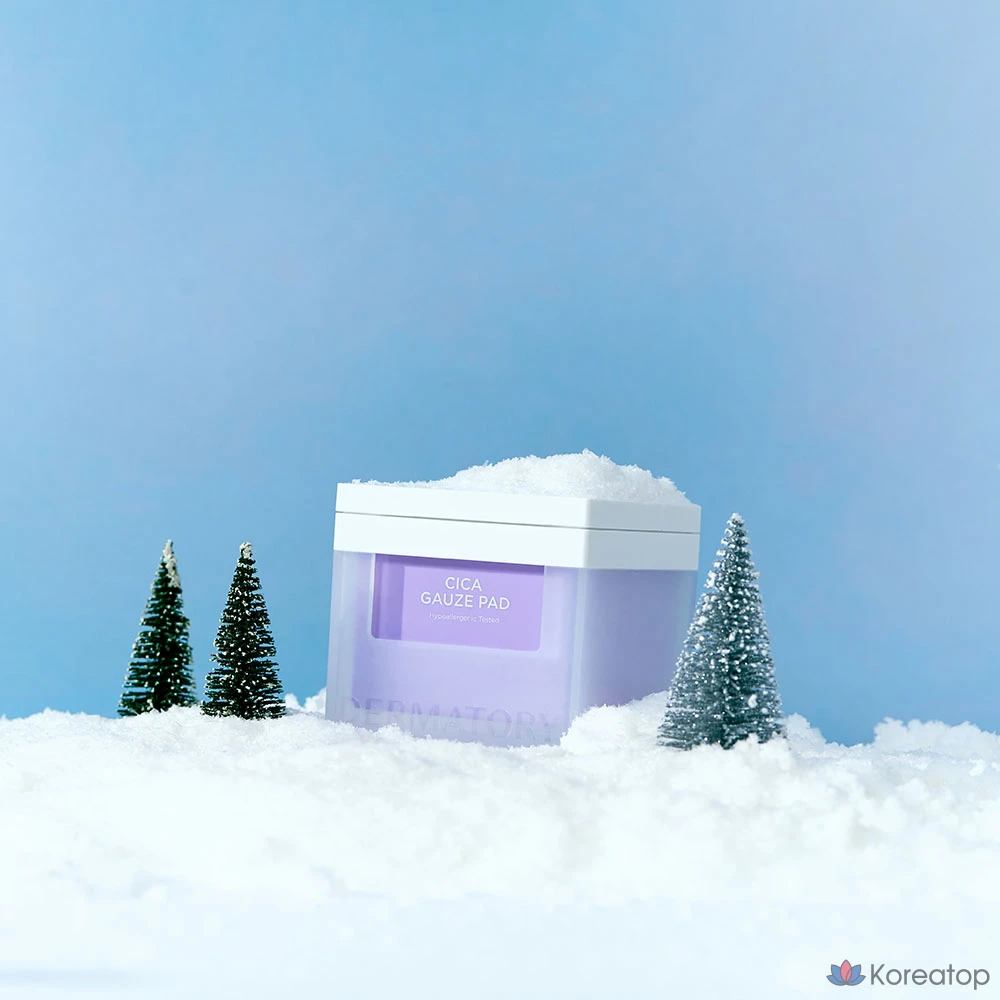 Гипоаллергенные успокаивающие подушечки для лица Dermatory с экстрактом центеллы азиатской, 80 листов, 200 мл, 1 упаковка.