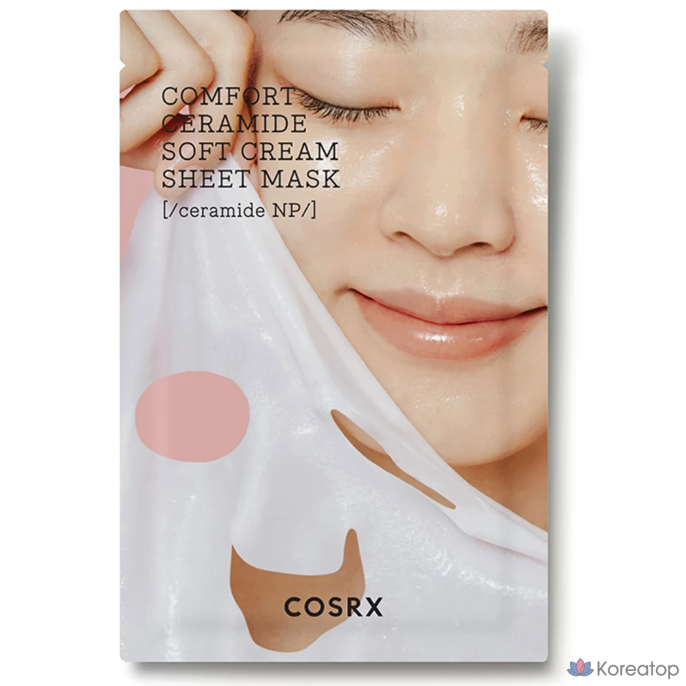 Тканевая маска-салфетка COSRX Balanced Comfort Ceramide Soft Cream, 26 мл, 1 шт.