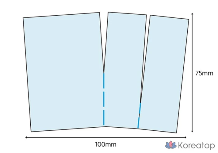 Отрывные ватные диски Dewytree Pick &amp; Quick для снятия макияжа с ног, 380 г, 100 листов, 1 упаковка.