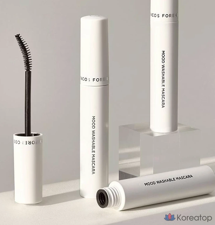 Тушь для ресниц Forencos Mood Washable Mascara Long &amp; Curl, 8 г, темно-черная, 1 шт.
