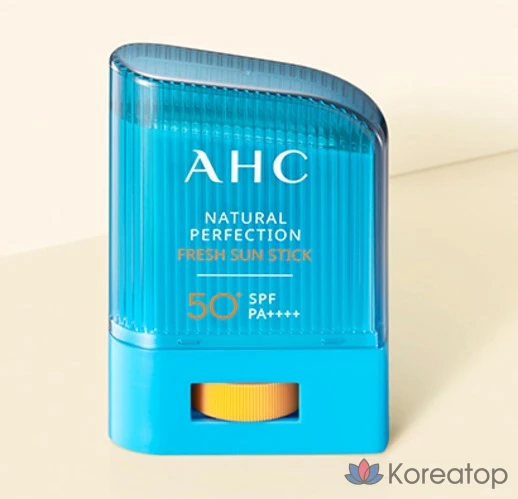 Солнцезащитный стик AHC Natural Perfection Fresh Sun Stick SPF50+ PA++++, 14 г, 1 шт.