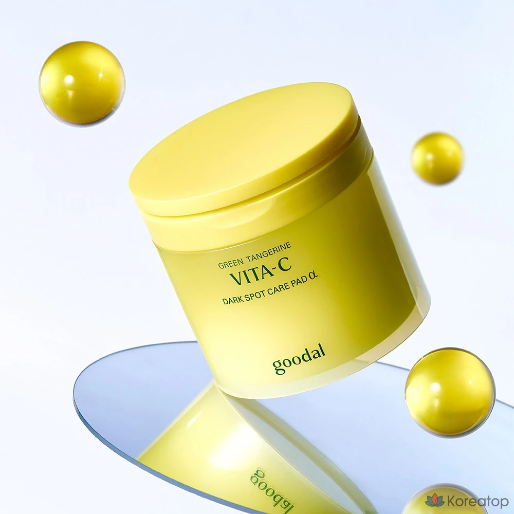 Тонизирующие подушечки Goodal Green Tangerine Vita C Spot Care, 1 комплект, 1 штука, 70 штук
