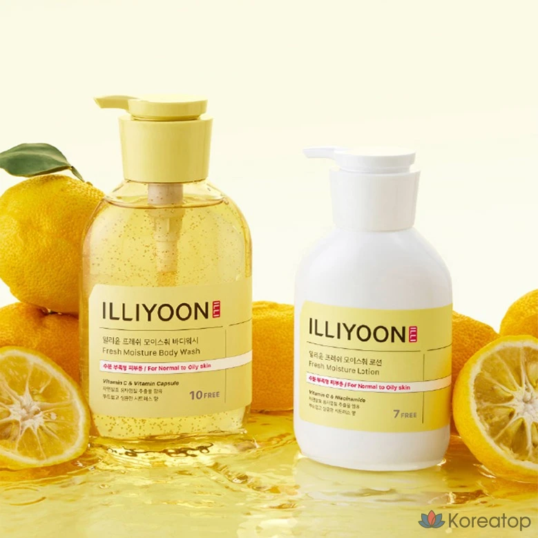 Гель для душа Illiyoon Fresh Moisture, цитрусовый аромат, 500 мл, 1 шт.