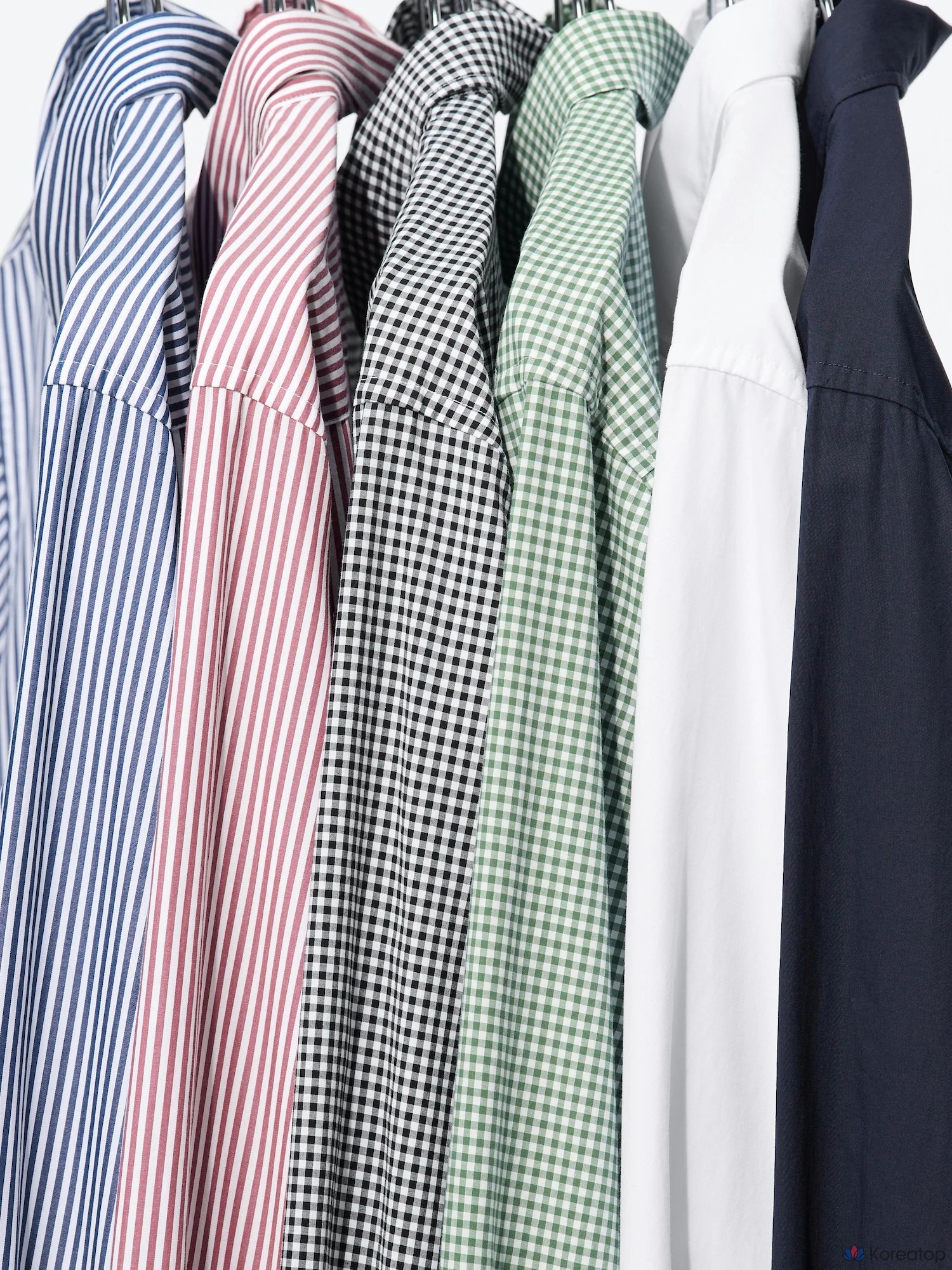 Рубашка Uniqlo Broadcloth Button-Down Collar Shirt