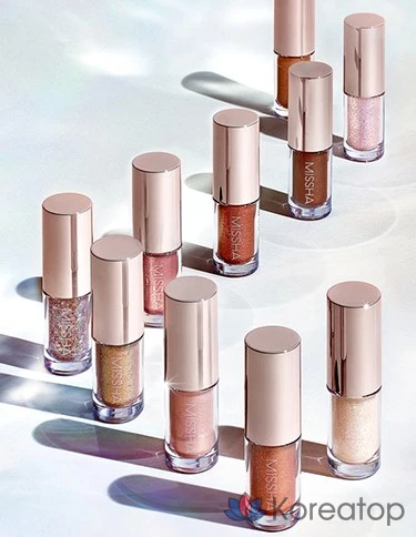 Жидкие тени для век Missha Glitter Prism Liquid Eyeshadow Topper, оттенок Interstellar, 1 шт., фото 4