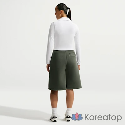 Поло женское Nike Sportswear Tight Long-Sleeve Cropped Polo, фото 5