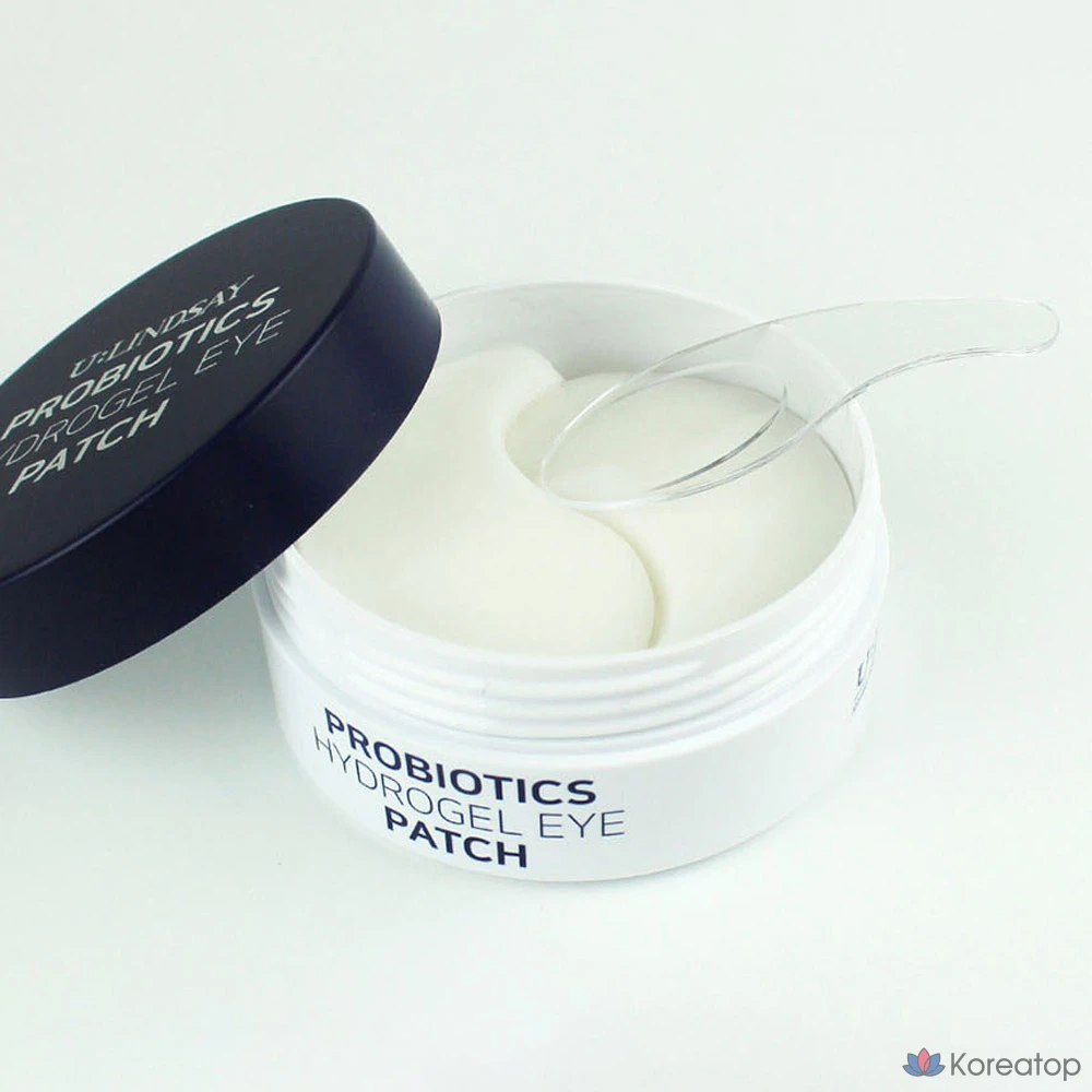 Гидрогелевые патчи для глаз Lindsay Probiotics от морщин в области межбровья, 1 упаковка (60 штук)