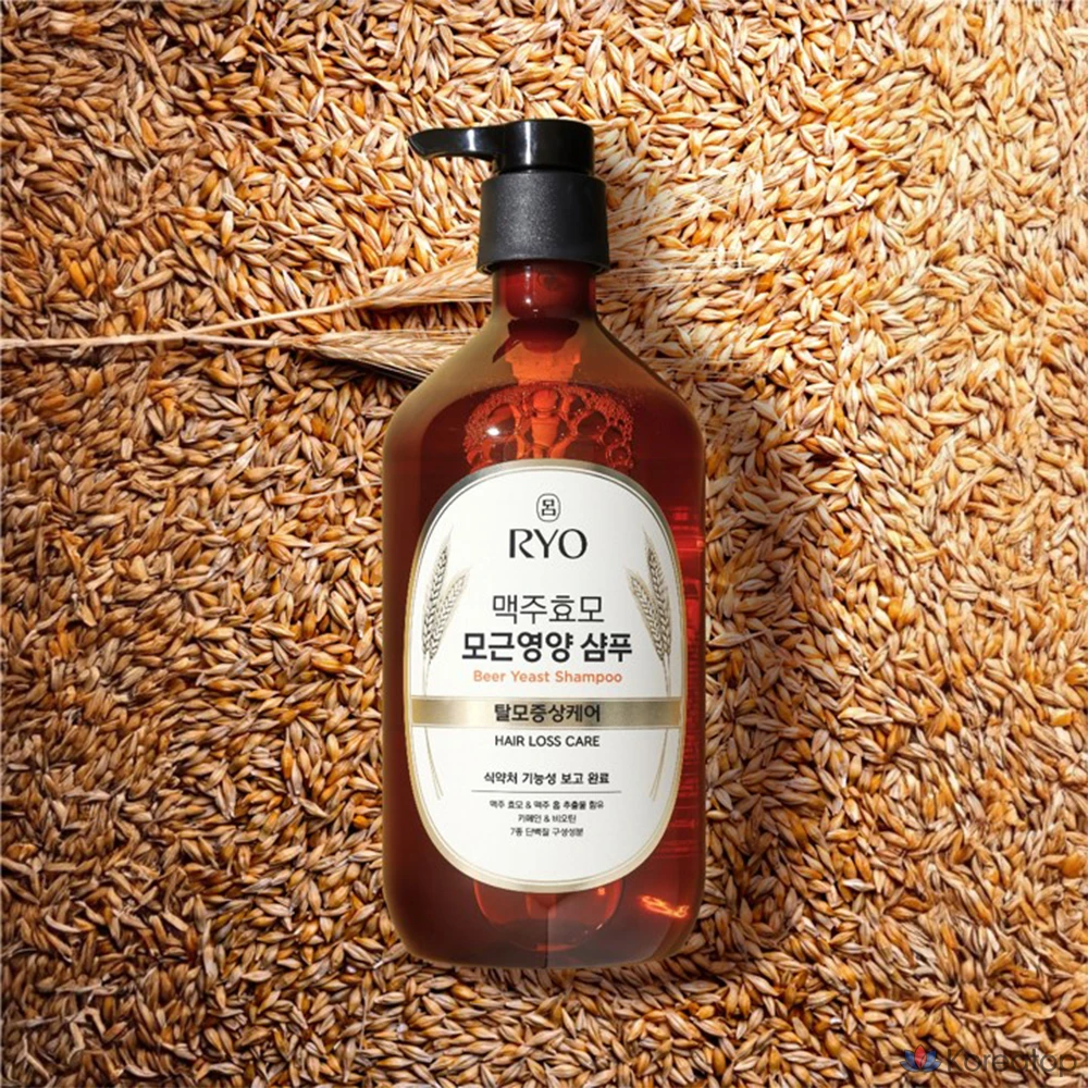 Питательный шампунь от выпадения волос Ryo с экстрактом пивных дрожжей, 980 мл, 1 шт., фото 2