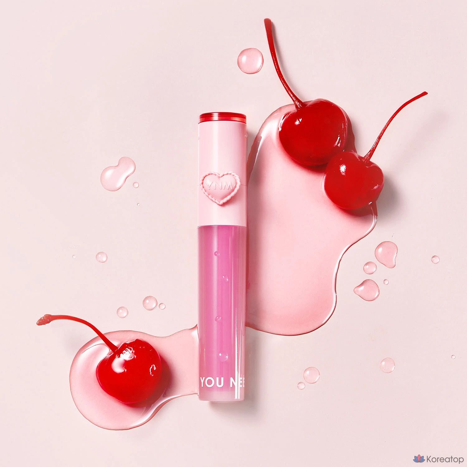 YNM Heart Gelling Tint (со встроенной силиконовой кисточкой), 1 шт., 2,6 г, оттенок 02 Cherry Gelling