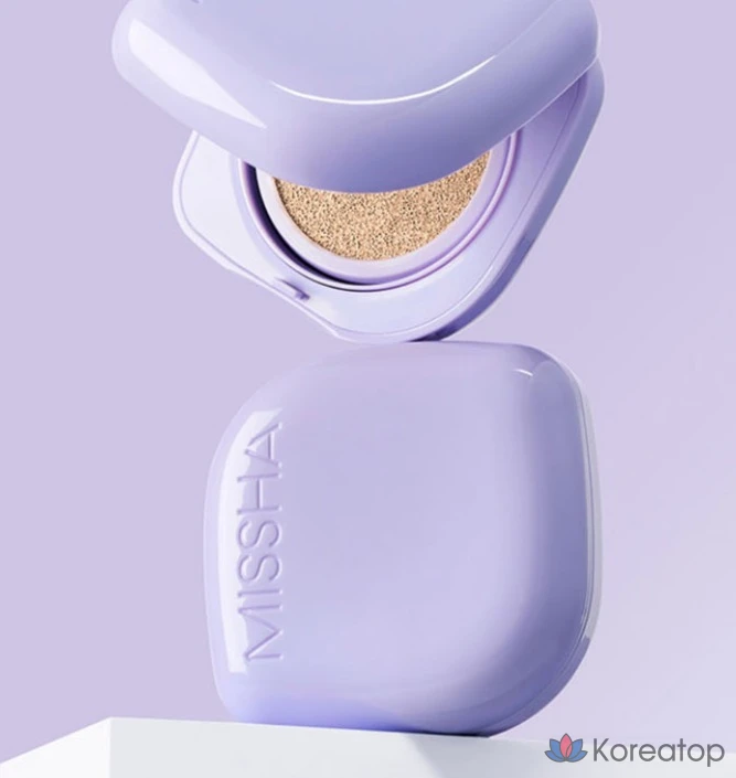 Missha Layering Fit Cushion Semi Glow, 15 г, 21 Vanilla, 1 шт., фото 2