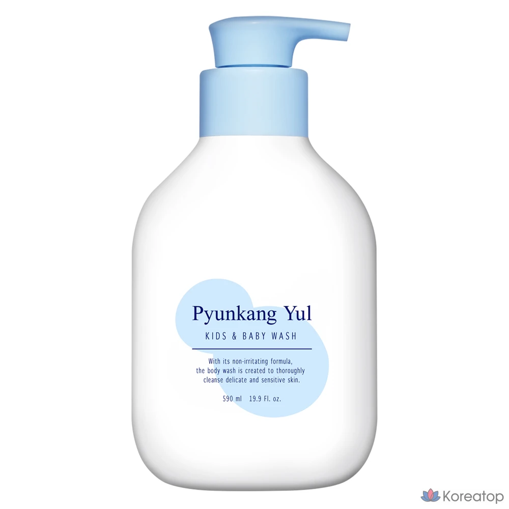 Детский гель для душа Pyungangyul с ароматом детской присыпки, 590 мл, 1 шт.