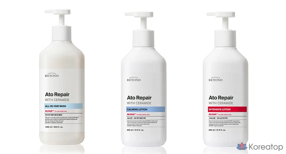 Успокаивающий лосьон BEYOND Ato Repair с керамидами, 650 мл, 1 шт.