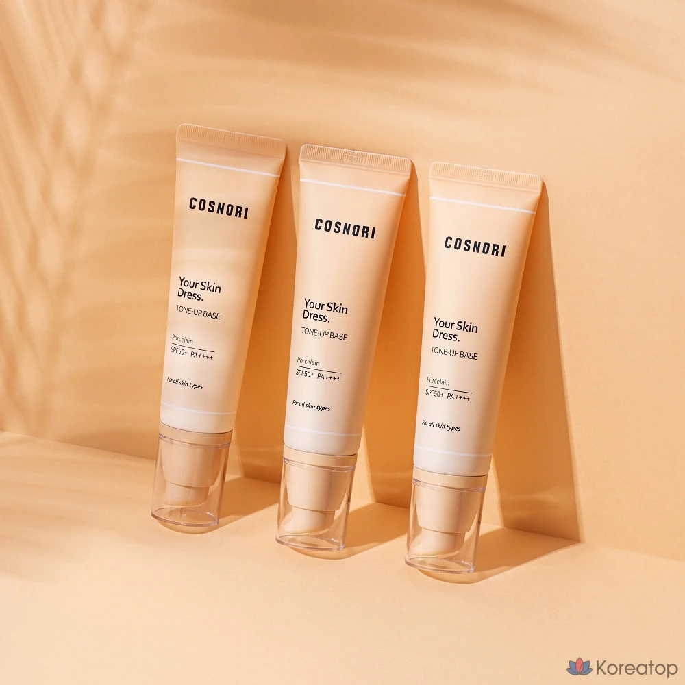 Тональная основа Cosnori Your Skin Dress Tone-Up Base, 50 мл, цвет фарфор, 1 шт., фото 10