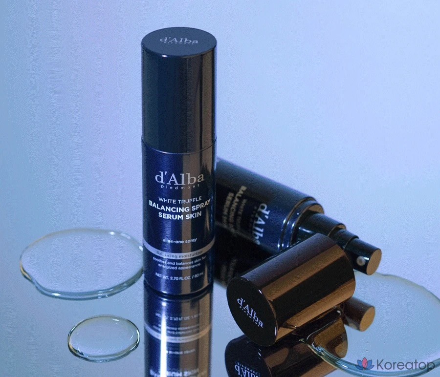 Набор D'alba All-in-One Men's Balancing Spray Serum Skin 80ml x 3 шт. + пенка для умывания с низким уровнем раздражения 80 мл (1 комплект)