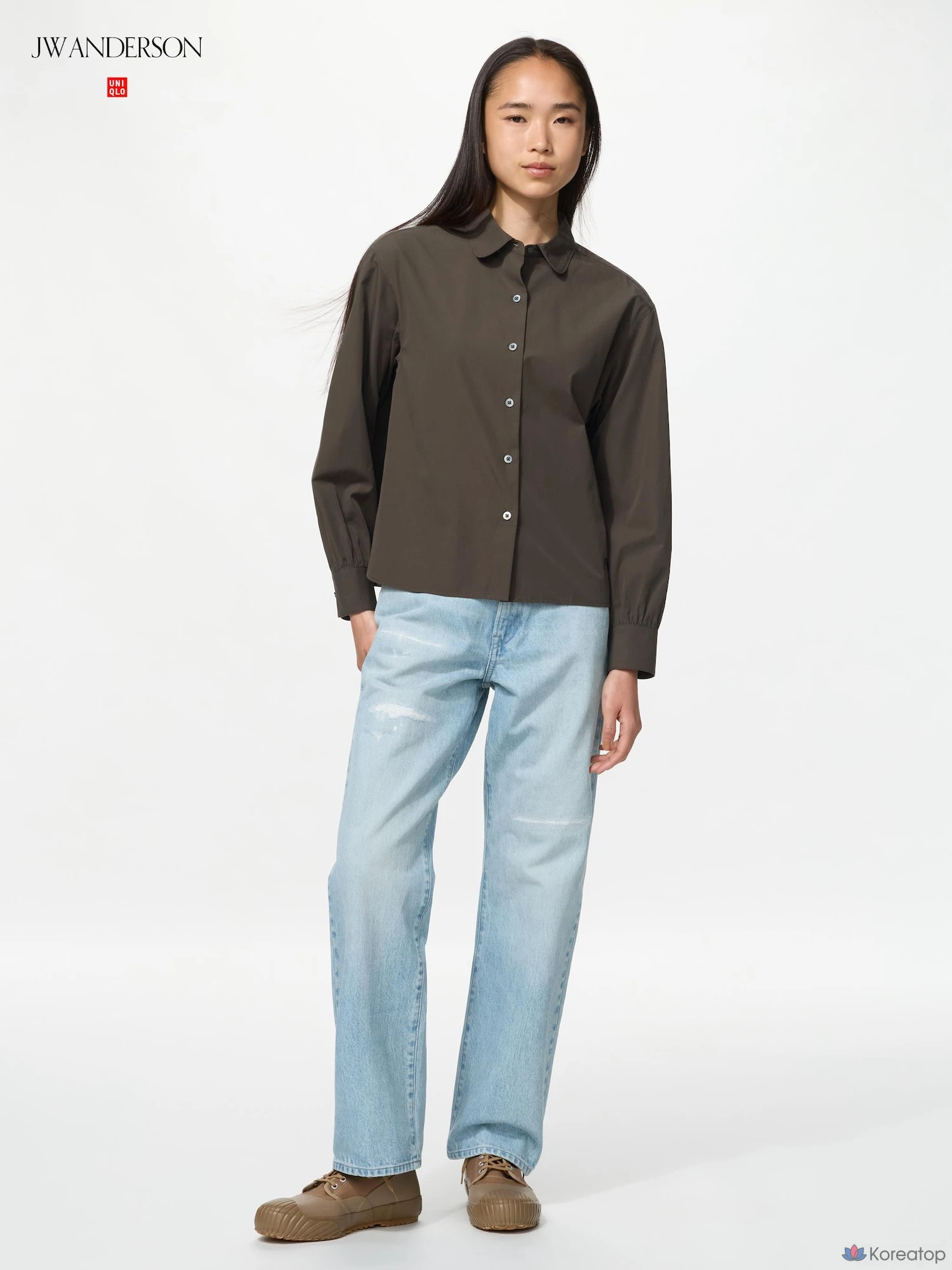 Джинсы Uniqlo Straight Jeans (Damage)
