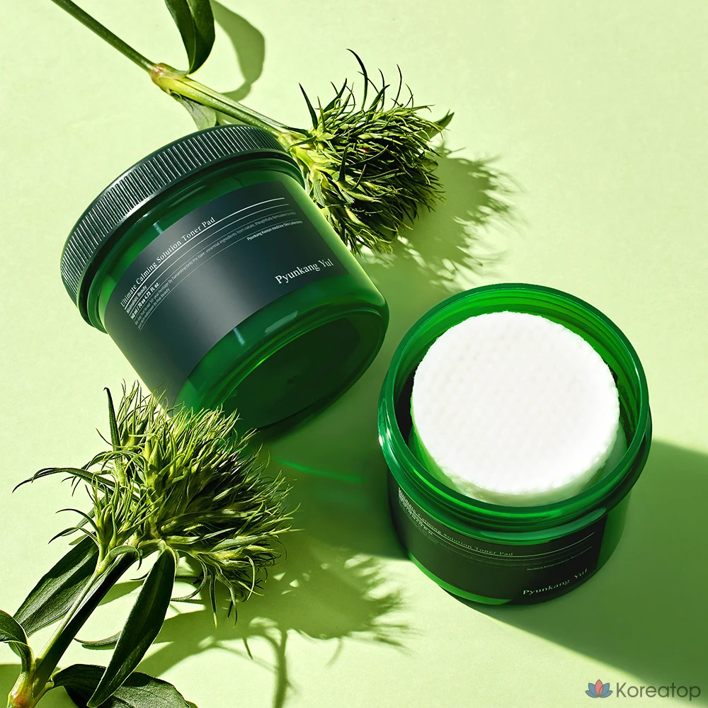 Тонизирующие подушечки Pyungangyul Ultimate Soothing Solution, 140 мл, 1 шт., 70 подушечек.