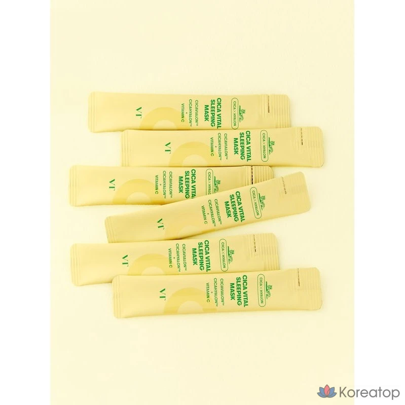 Ночная маска для лица VT Cica, 4 мл, 6 шт.