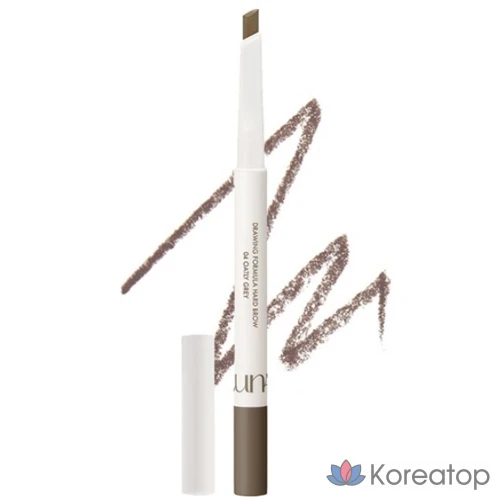 Карандаш для бровей Luna Drawing Formula Hard Eyebrow Auto Pencil 0.3g, 04 Oatly Gray, 1 шт.