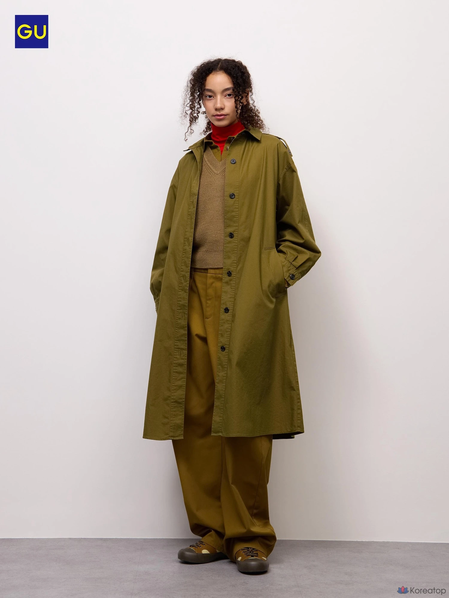 Платье-рубашка Uniqlo GU Utility Shirt Dress