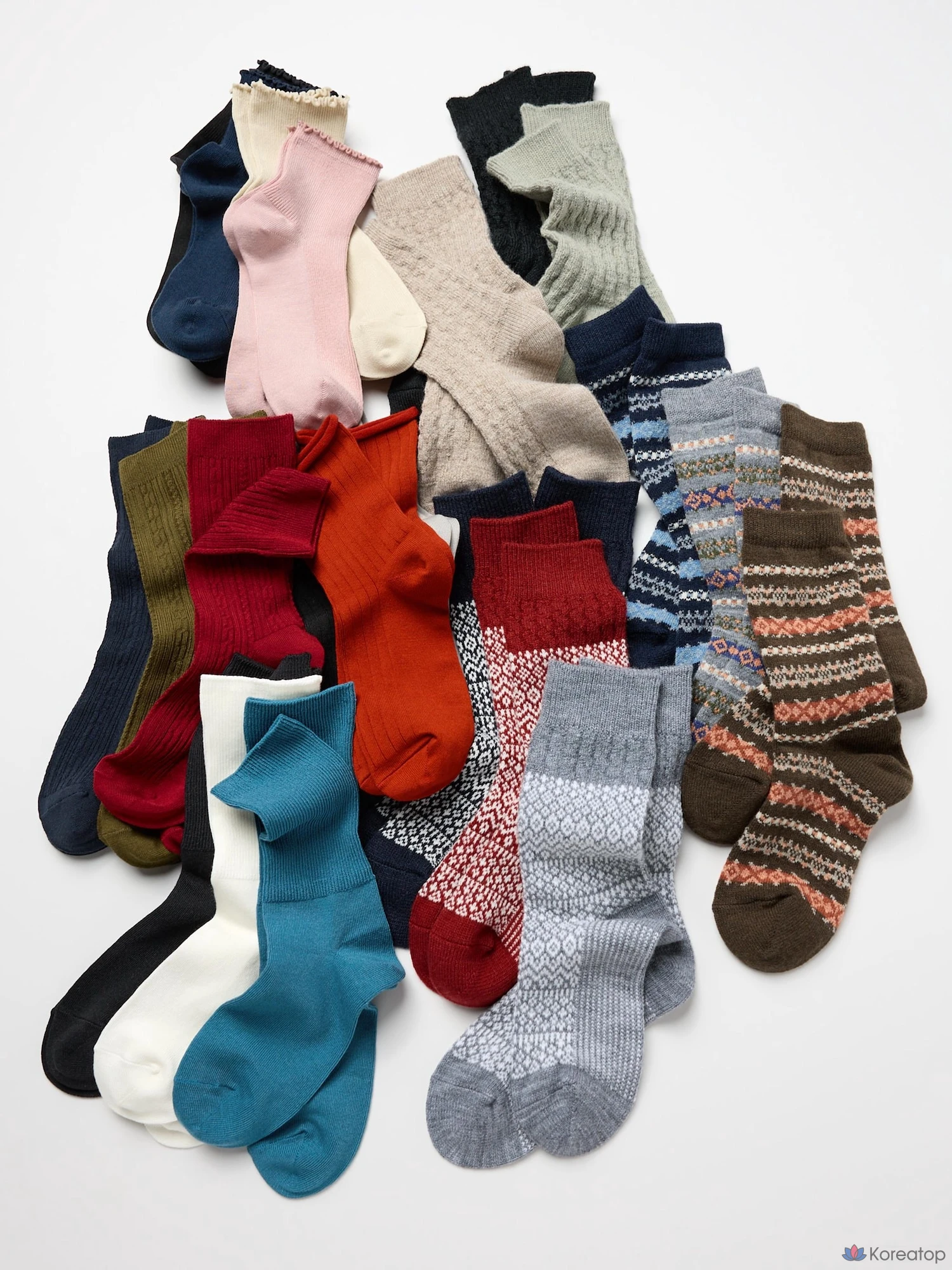 Носки Uniqlo Heattech Socks Crew Frill