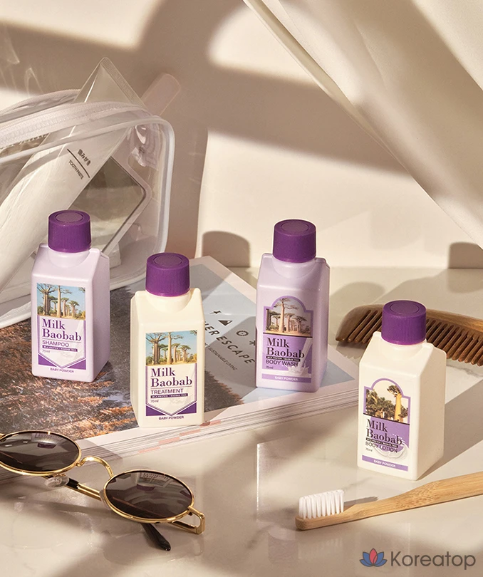 Дорожный набор детской присыпки Milk Baobab, 1 комплект.