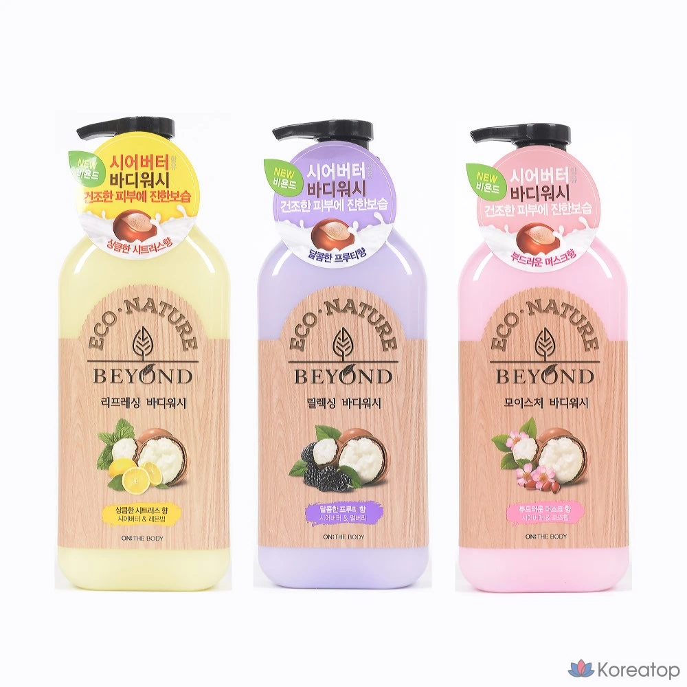 Гель для душа On the Body BEYOND Eco Nature Moisture, 500 мл, аромат «Мягкий мускус», 1 шт., фото 2