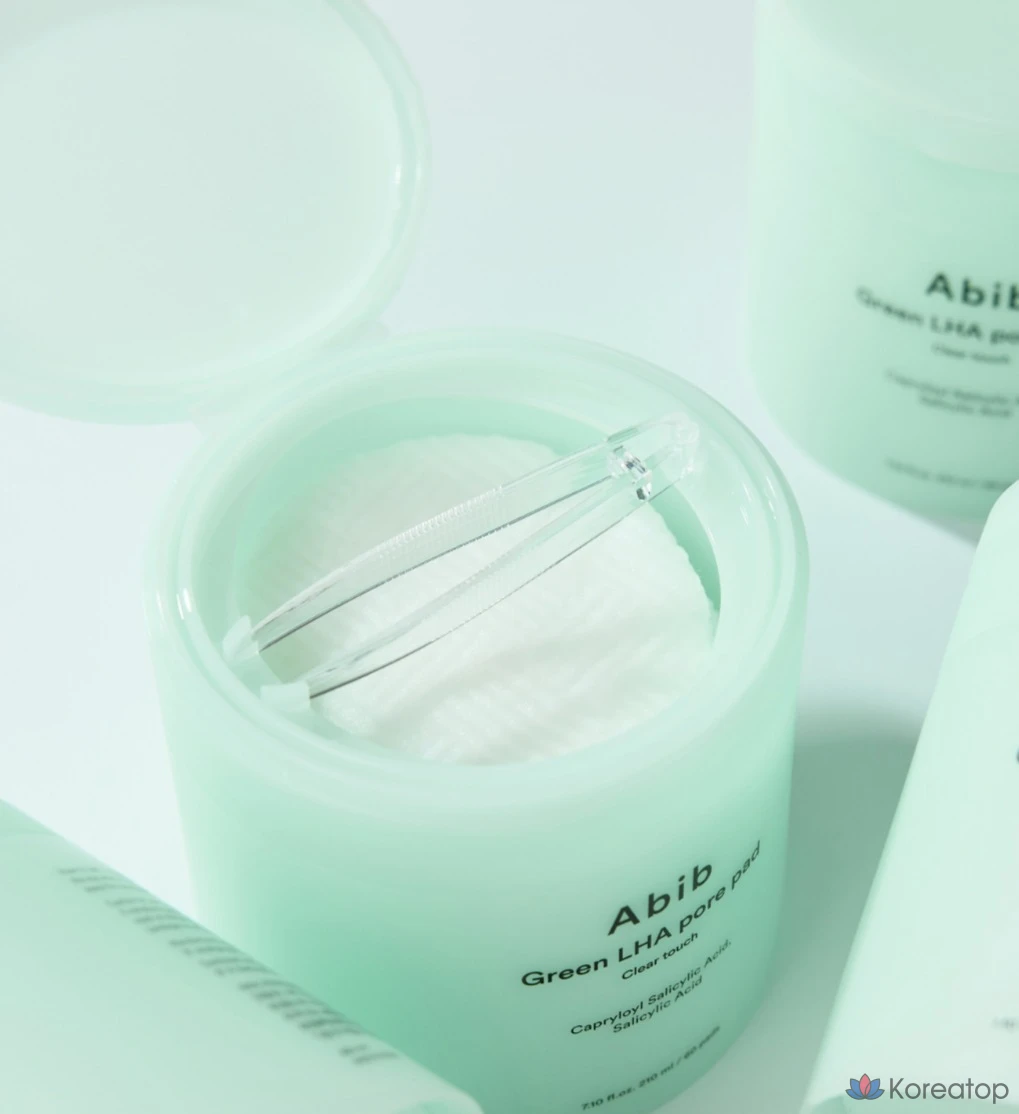 Абиб Грин LHA Подушечки для очищения пор Clear Touch, 210 мл, 60 листов, 1 шт.