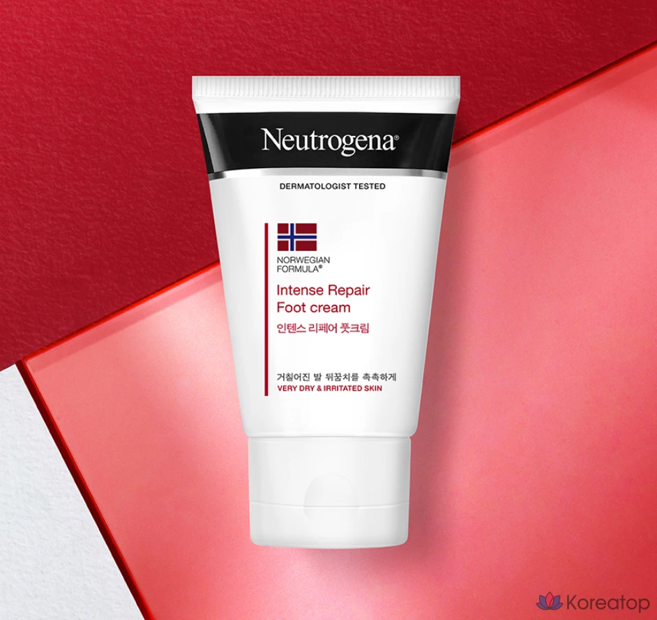 Крем для ног Neutrogena Intense Repair, 1 упаковка, 2 шт., 56 г, фото 3