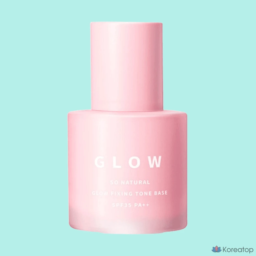 Тональная основа So Natural Glow Fixing Tone Base 30 мл SPF35 PA++, 1 шт.