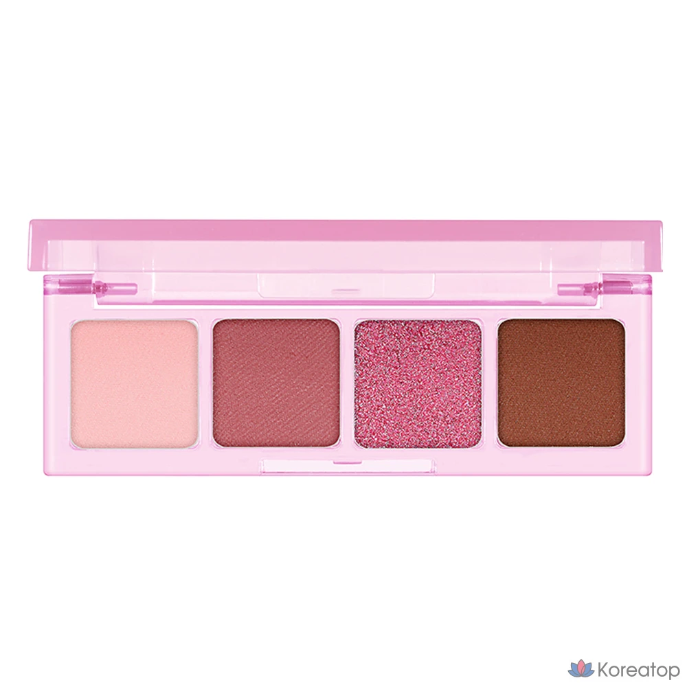 Палетка теней для век Code glokolor Mood Touch Mini Eye Palette, оттенок 04 Vintage Cherry, 1 шт.