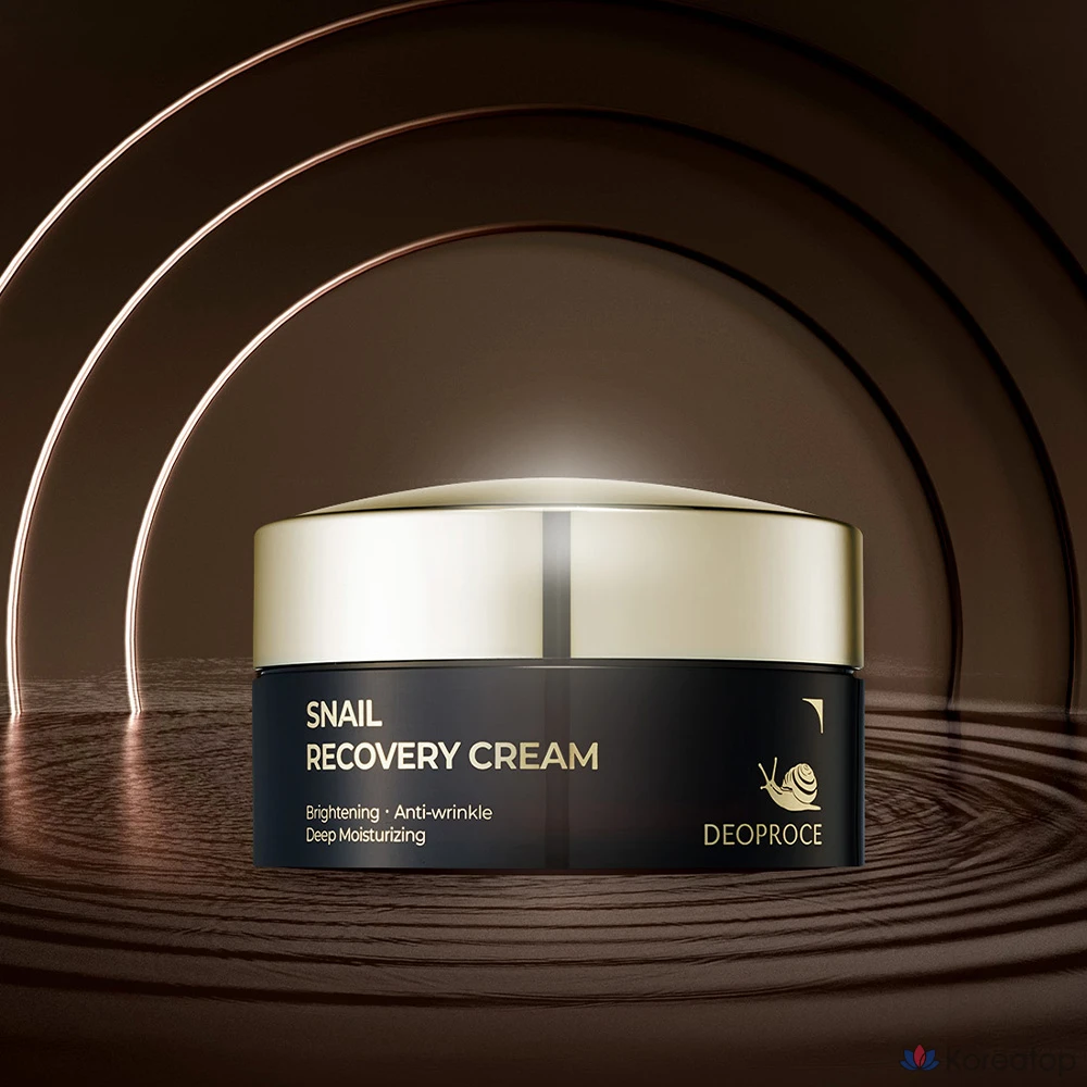 Восстанавливающий крем Deoproce Snail, 100 г, 1 шт.