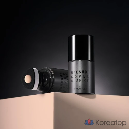 Тональный крем CHOSUNGAH One Shot Cover Foundation SPF50+ PA++++ 30 мл, светло-бежевый, 1 шт., фото 6