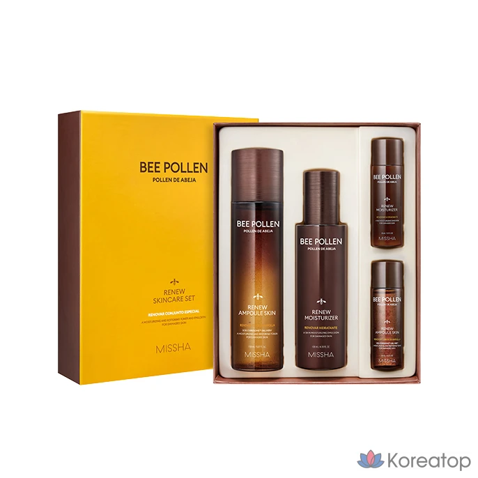 Набор косметики Missha Beepolen Renew Skincare из 2 предметов, 1 комплект