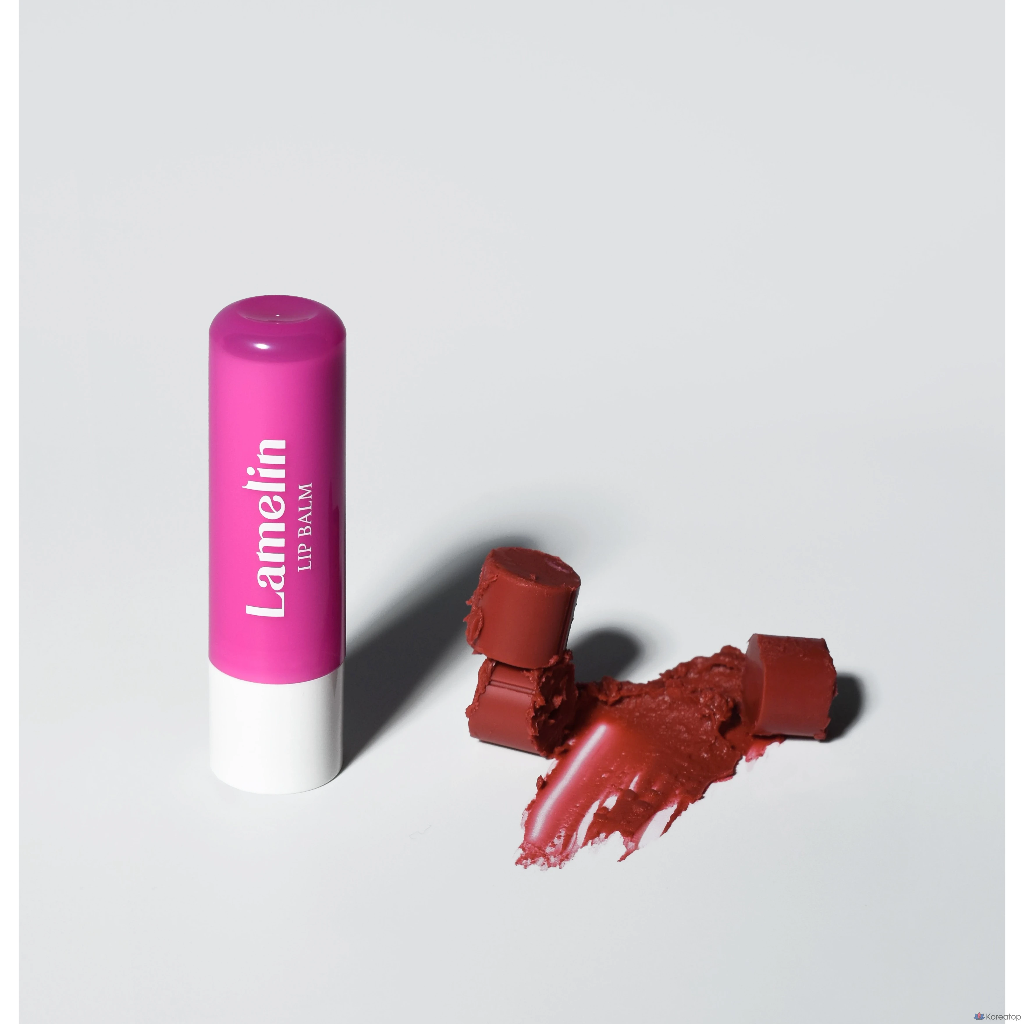 Увлажняющий бальзам для губ Lamelin Glow Fit, вишневый, 4,3 г, 1 шт., красный., фото 4