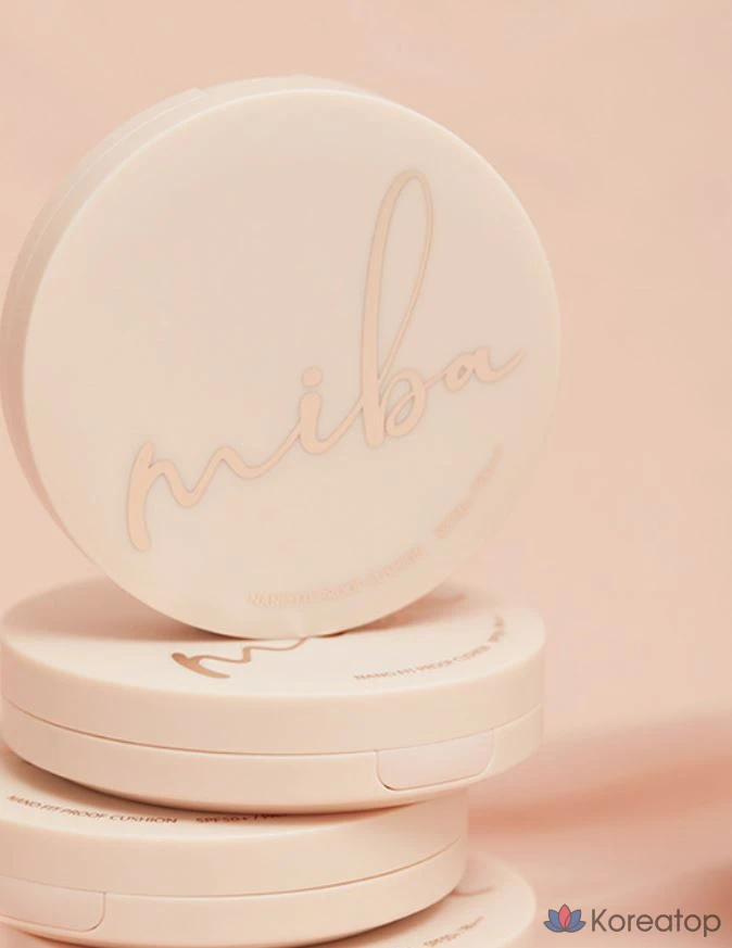 Тональный крем MIBA Nano Fit Proof Cushion Foundation, 20 г, № 23, натуральный бежевый, 1 шт.