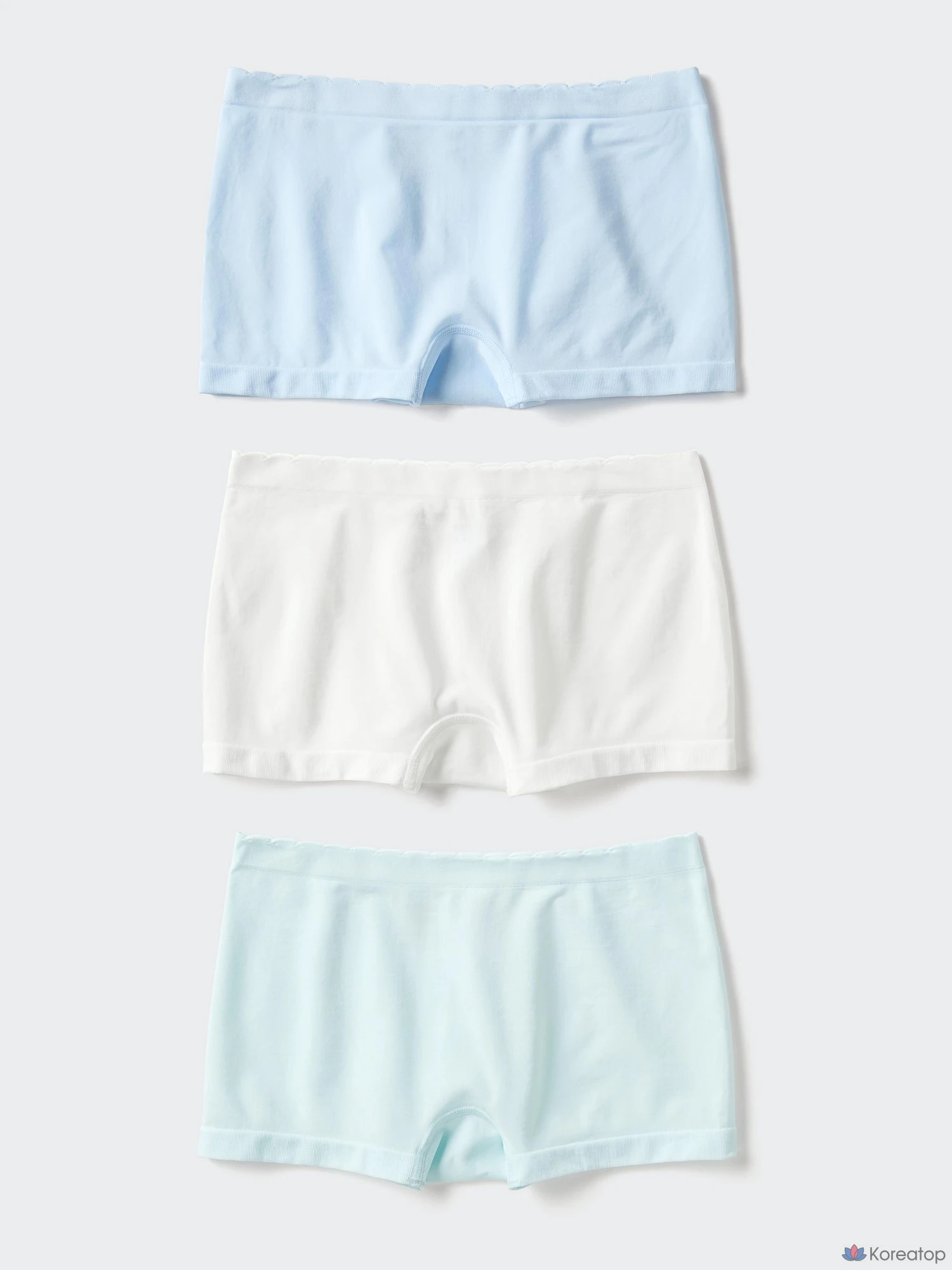Трусы-боксеры для девочек Uniqlo AIRism Seamless Shorts, 3 шт.