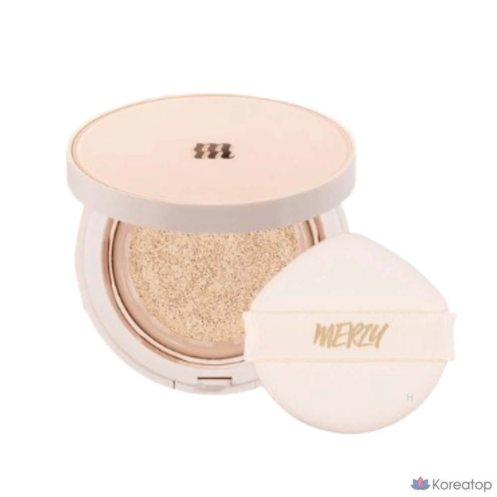 Тональный крем-кушон MERZY the Airy Glow Fit Cushion, 13 г, AG1, цвет слоновой кости, 1 шт.