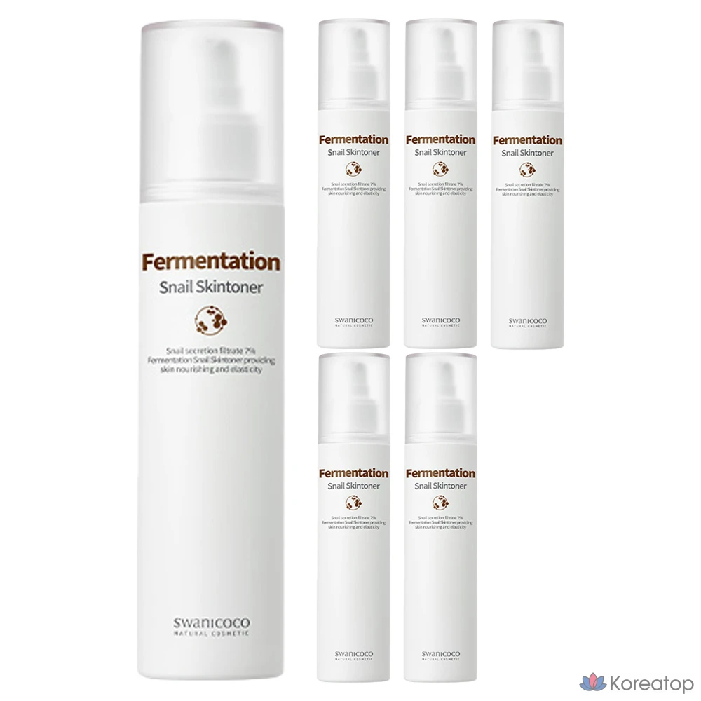 Набор для ухода Swanicoco Fermentation Snail Skin Toner + Emulsion 2-piece Set, 3 шт.