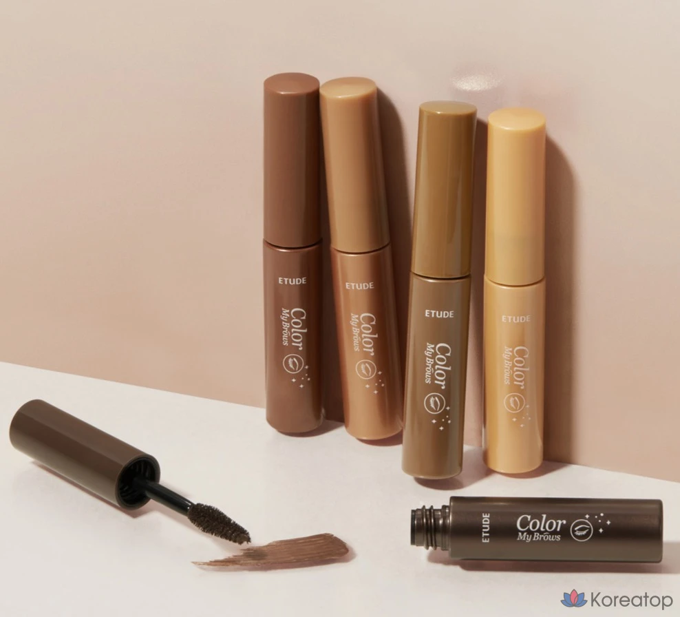 Набор Etude House Pure False Brow Cara 4,5 г + 9 г, № 4, натуральный коричневый, 1 шт.