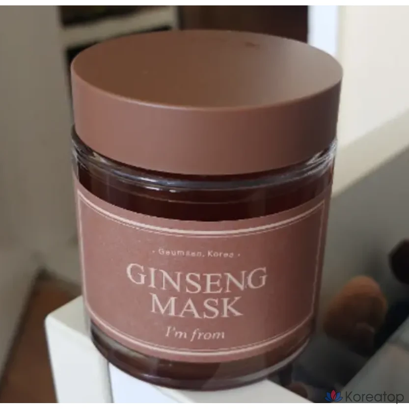 Маска для лица «I'm From женьшеня», 120 г, 1 упаковка, 3 штуки.