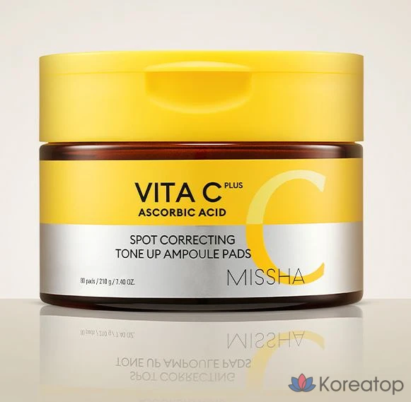 Ампула Missha Vita C Plus Blemish C Tone-Up, 210 г, 80 листов, 1 шт.