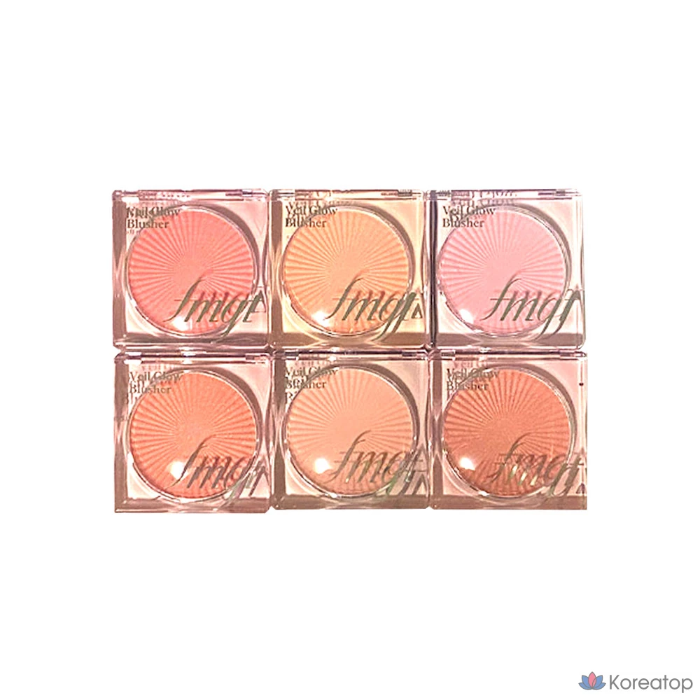 Румяна The Face Shop FMGT Veil Glow Blusher, оттенок 05 Sensory Peach, 1 шт.